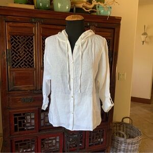 *** NWT*** MAGASCHONI LINEN TOP/ COVERUP